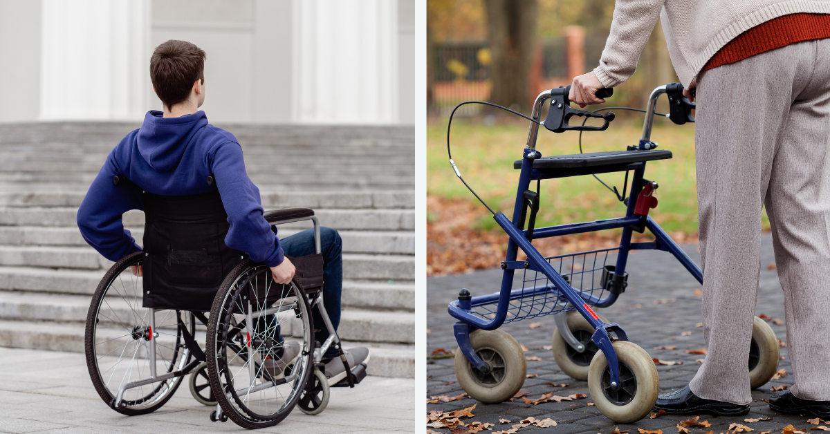 Wheelchairs vs Walkers