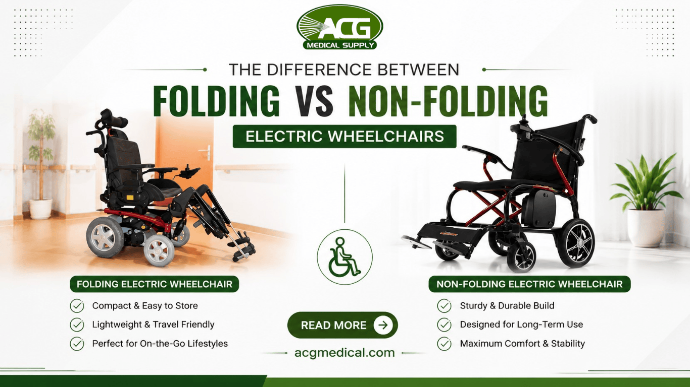 Foldable and Non-Foldable Electric Wheelchair